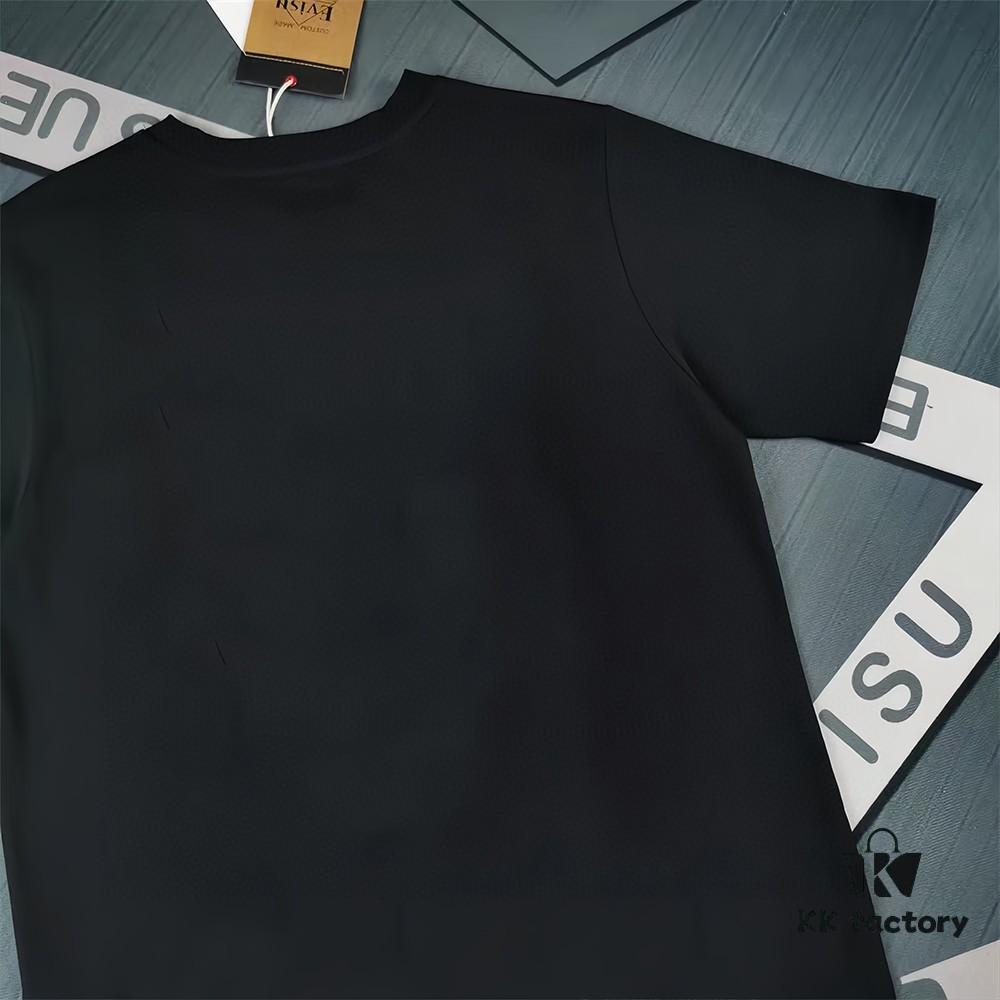 6931a5ccccd8ab3d7af9a22c Evisu 2025 New Year God Printed T-Shirt High Version Premium Quality 300g Double-Yarn Pure Cotton Fabric Unisex Loose Fit