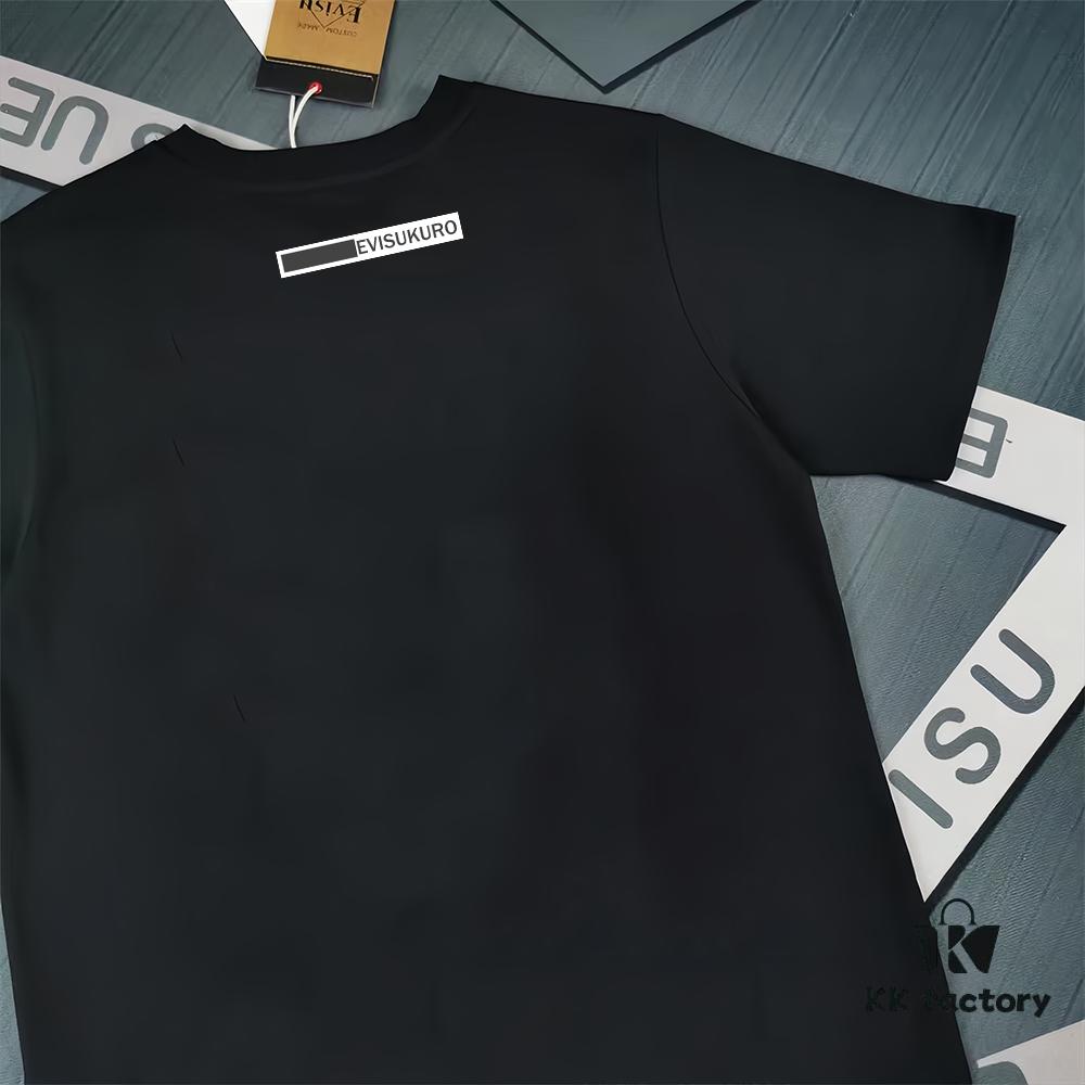 6931a5cdccd8ab3d7af9a240 Evisu 2025 New Year God Print T-Shirt High-Quality Version Premium 300g Double-Yarn Cotton Unisex Loose Fit