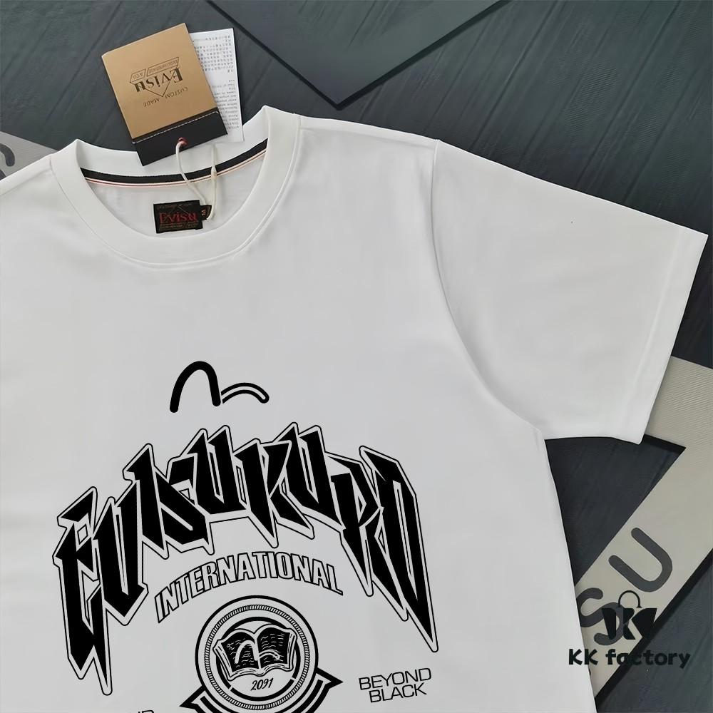 6931a5cdccd8ab3d7af9a243 Evisu 2025 New Year God Printed T-Shirt High Version Premium Quality 300g Double-Yarn Pure Cotton Fabric Unisex Loose Fit