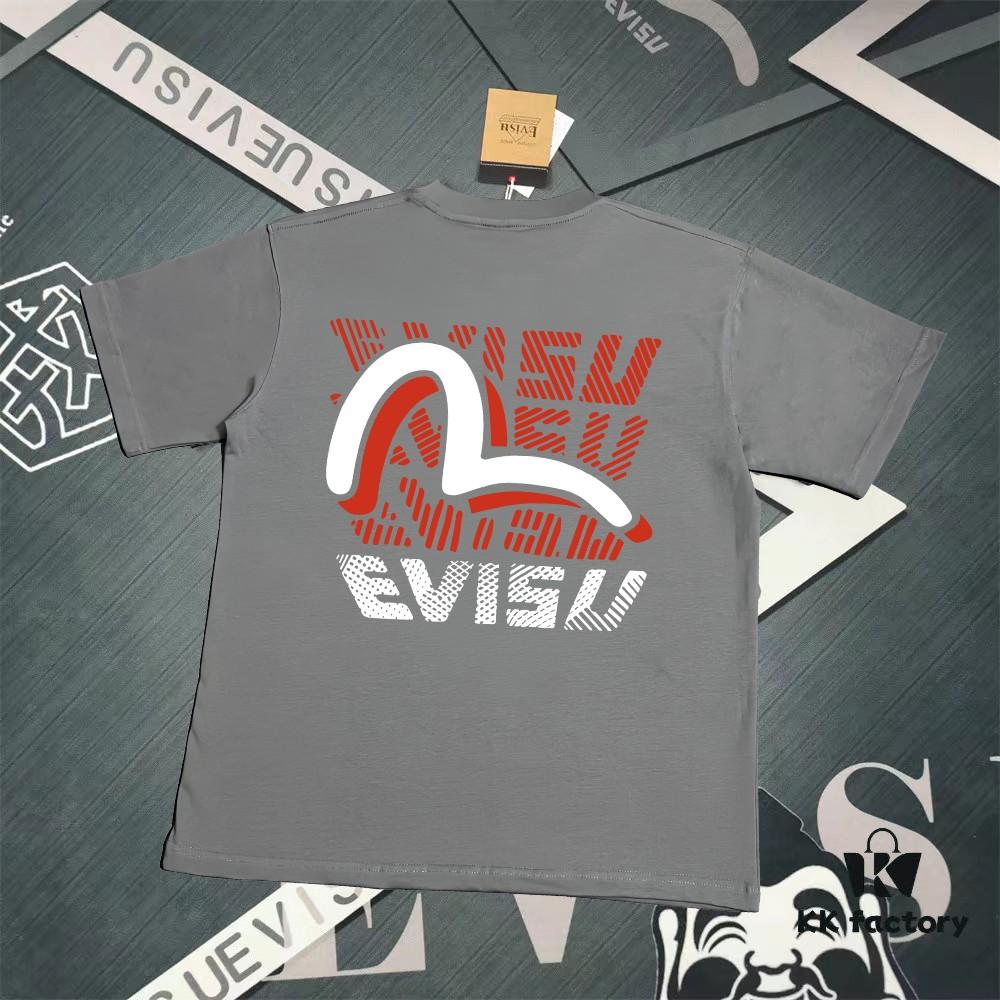 6931a5ceccd8ab3d7af9a24b Evisu Fortune God 2025 New Print T-Shirt High Version Premium Quality 300g Double-Yarn Pure Cotton Fabric Unisex