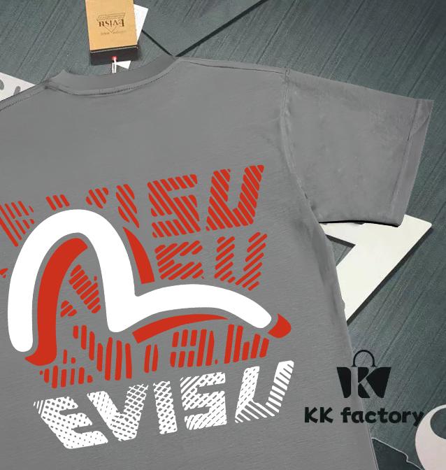 6931a5ceccd8ab3d7af9a24e Evisu Fortune God 2025 New Print T-Shirt High Version Premium Quality 300g Double-Yarn Pure Cotton Fabric Unisex