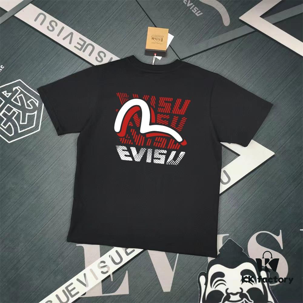 6931a5ceccd8ab3d7af9a255 Evisu God of Fortune 2025 New Print T-Shirt High Version Premium Quality 300g Double-Yarn Pure Cotton Fabric Unisex Loose Fit