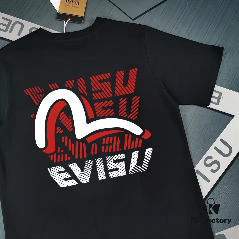 6931a5ceccd8ab3d7af9a259 Evisu God of Fortune 2025 New Print T-Shirt High Version Premium Quality 300g Double-Yarn Pure Cotton Fabric Unisex Loose Fit