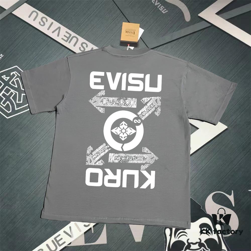 6931a5cfccd8ab3d7af9a25c Evisu Fortune God 2025 New Print T-Shirt High Version Premium Quality 300g Double-Yarn Pure Cotton Fabric Unisex Loose Fit
