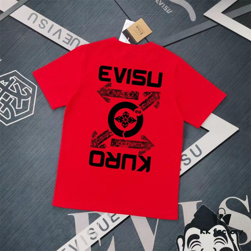 6931a5cfccd8ab3d7af9a261 Evisu Fortune God 2025 New Print T-Shirt High Version High Quality Made of 300g Double-Yarn Pure Cotton Fabric Unisex Loose Fit