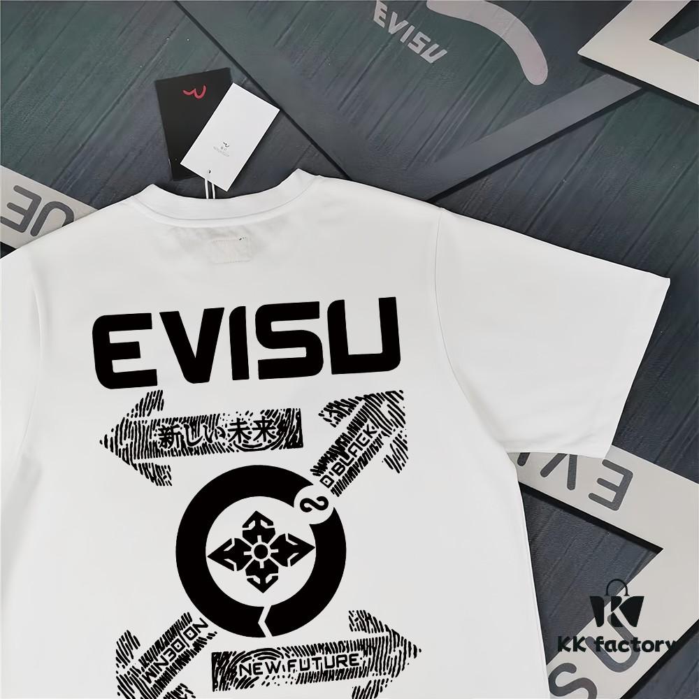6931a5cfccd8ab3d7af9a26a Evisu 2025 New Year God Print T-Shirt High Version High Quality Made of 300g Double-Yarn Cotton Fabric Unisex Loose Fit