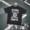 6931a5d0ccd8ab3d7af9a26f Evisu 2025 New Year God Printed T-Shirt High-Quality Version Unisex Loose Fit Cotton Double-Yarn 300gsm