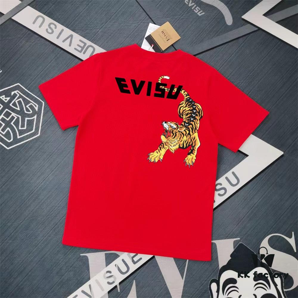 6931a5d0ccd8ab3d7af9a27c Evisu Fortune God 2025 New Print T-Shirt High Version Premium Quality 300g Double-Yarn Pure Cotton Fabric Unisex Loose Fit