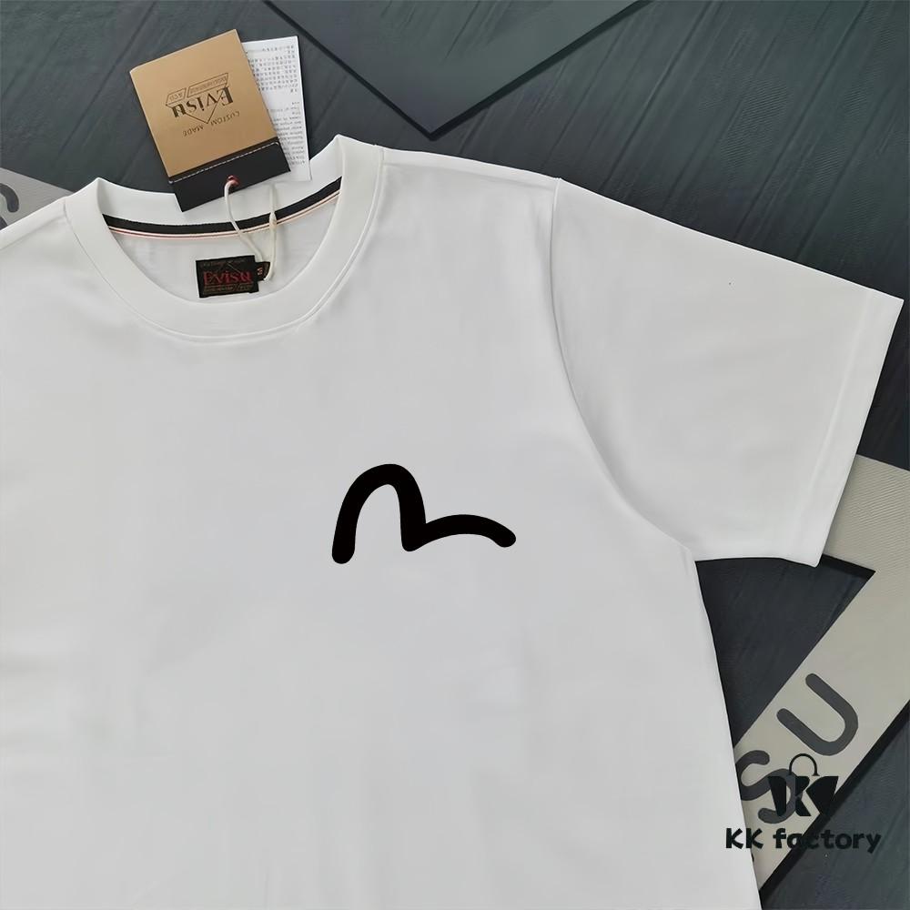 6931a5d1ccd8ab3d7af9a284 Evisu 2025 New Year God Printed T-Shirt High Version Premium Quality 300g Double-Yarn Cotton Fabric Unisex Loose Fit