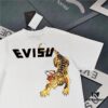 6931a5d1ccd8ab3d7af9a285 Evisu 2025 New Year God Printed T-Shirt High Version Premium Quality 300g Double-Yarn Cotton Fabric Unisex Loose Fit