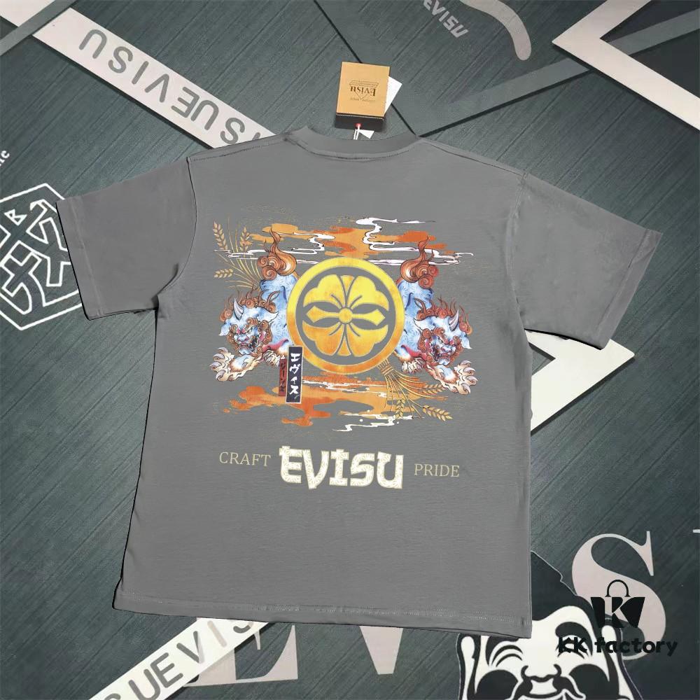 6931a5d2ccd8ab3d7af9a290 Evisu Fortune God 2025 New Print T-Shirt High Version Premium Quality 300g Double-Yarn Pure Cotton Fabric Unisex Loose Fit