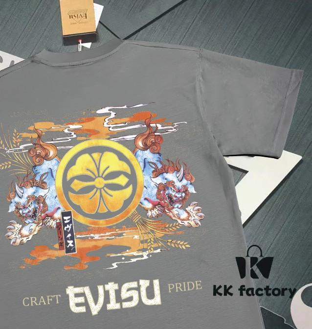 6931a5d2ccd8ab3d7af9a293 Evisu Fortune God 2025 New Print T-Shirt High Version Premium Quality 300g Double-Yarn Pure Cotton Fabric Unisex Loose Fit