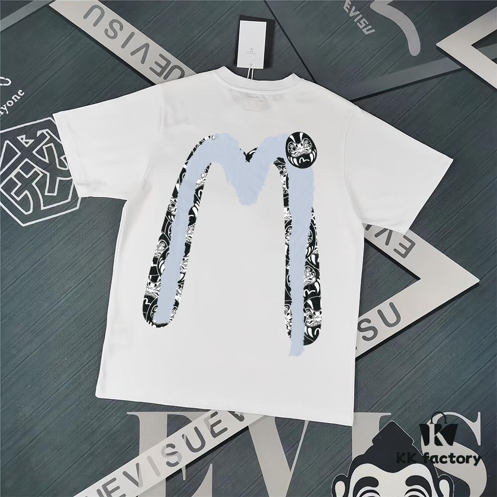 Evisu 2025 New Year God Printed T-Shirt High Version   Premium Quality   300g Double-Yarn Pure Cotton Fabric Unisex Loose Fit