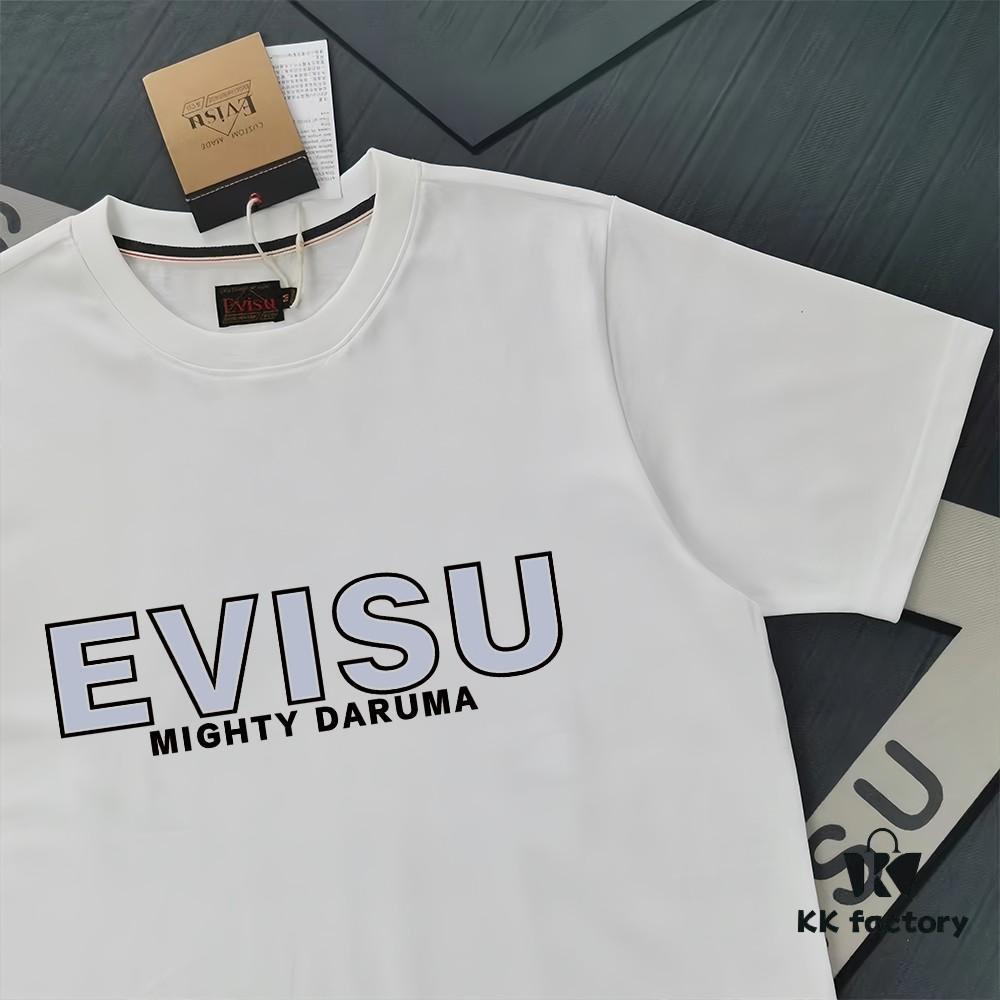 6931a5d4ccd8ab3d7af9a2b8 Evisu 2025 New Year God Printed T-Shirt High Version Premium Quality 300g Double-Yarn Pure Cotton Fabric Unisex Loose Fit