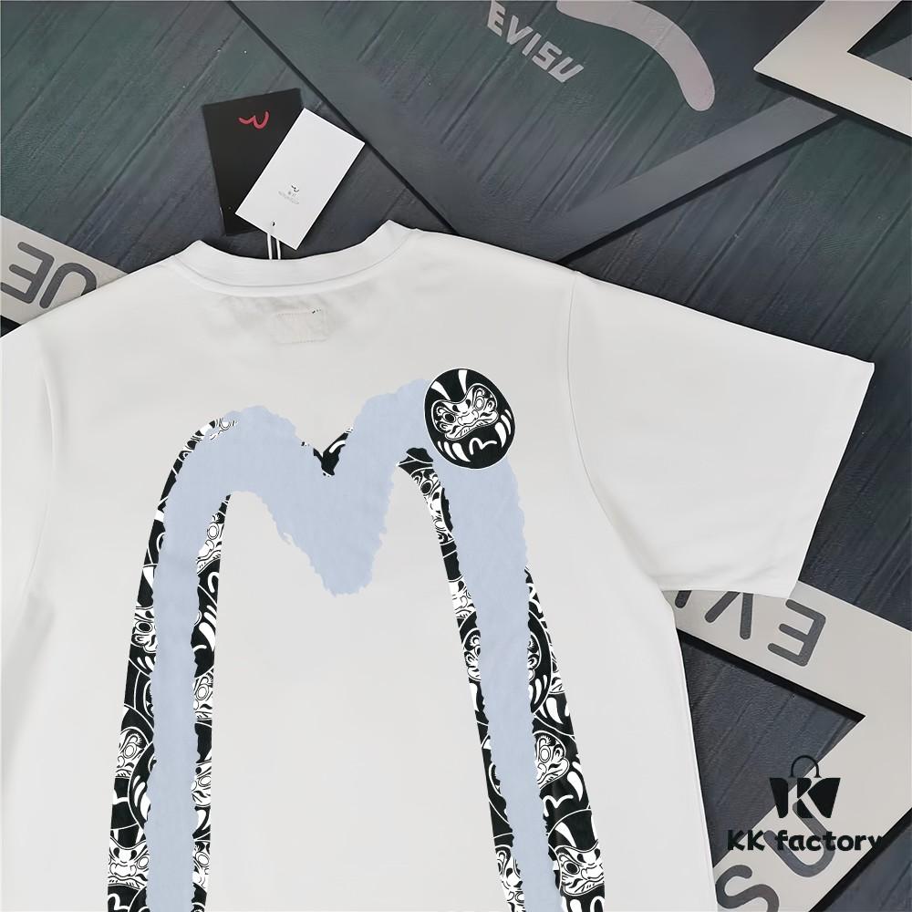 6931a5d4ccd8ab3d7af9a2b9 Evisu 2025 New Year God Printed T-Shirt High Version Premium Quality 300g Double-Yarn Pure Cotton Fabric Unisex Loose Fit