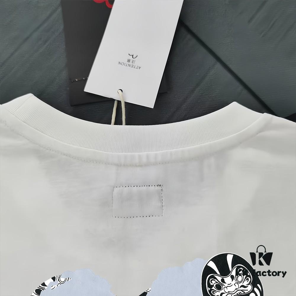 6931a5d4ccd8ab3d7af9a2bb Evisu 2025 New Year God Printed T-Shirt High Version Premium Quality 300g Double-Yarn Pure Cotton Fabric Unisex Loose Fit