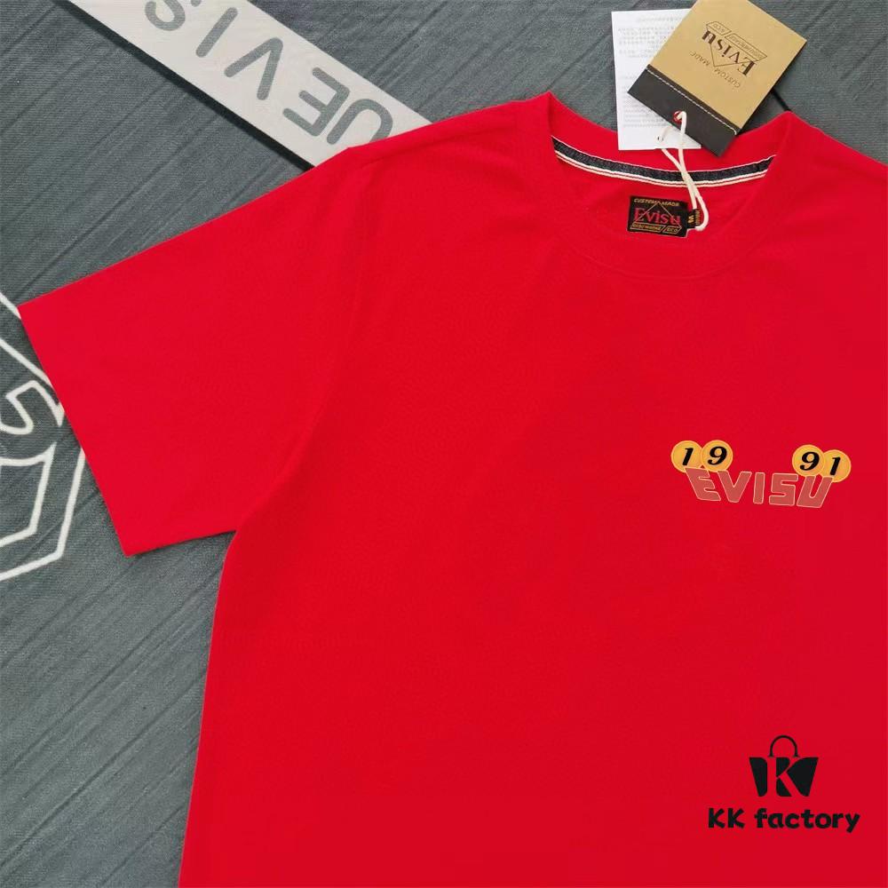 6931a5d5ccd8ab3d7af9a2cd Evisu Lucky God 2025 New Print T-Shirt High Version Premium Quality 300g Double-Yarn Pure Cotton Fabric Unisex Loose Fit