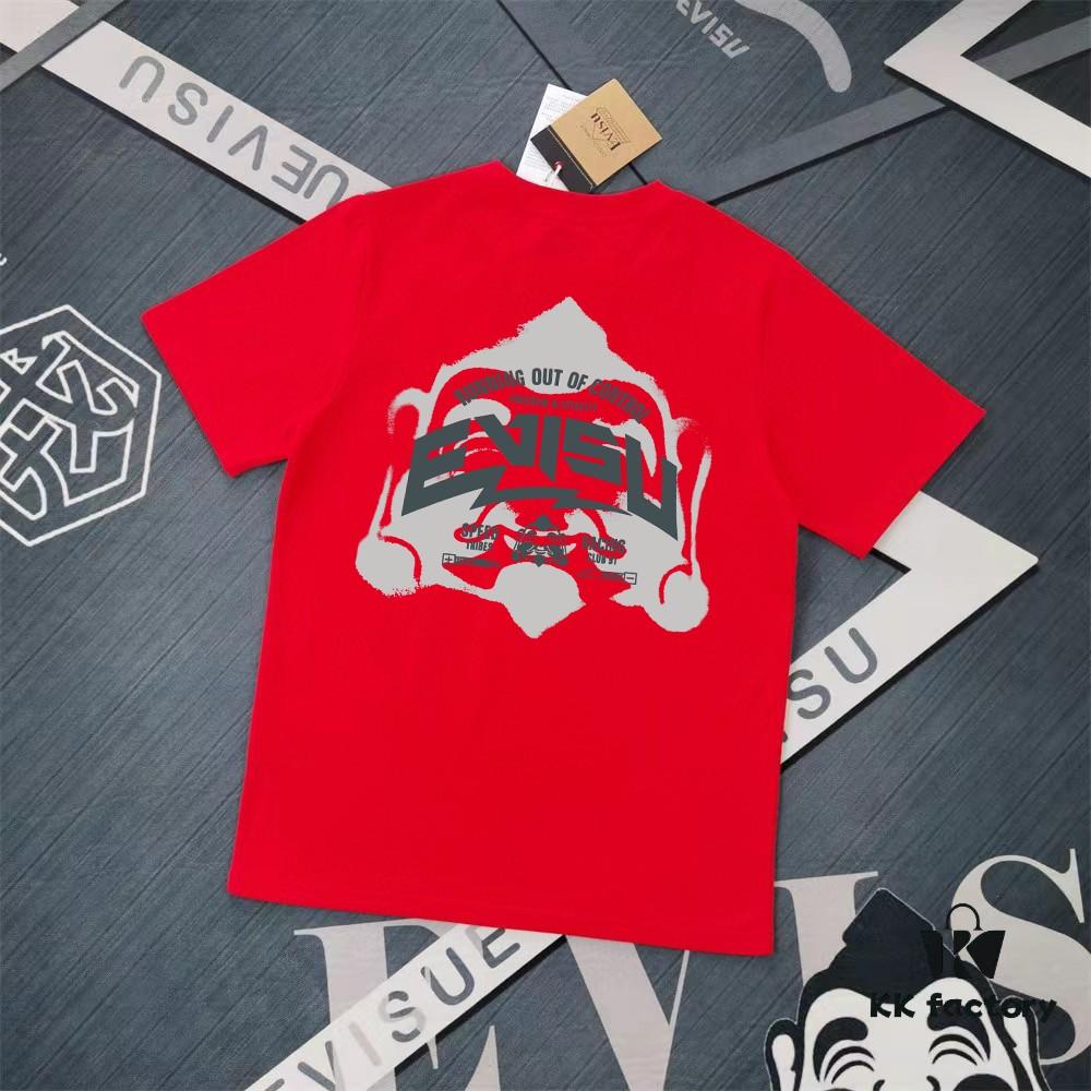 6931a5d6ccd8ab3d7af9a2e4 Evisu Fortune God 2025 New Print T-Shirt High Version Premium Quality 300g Double-Yarn Pure Cotton Fabric Unisex Loose Fit
