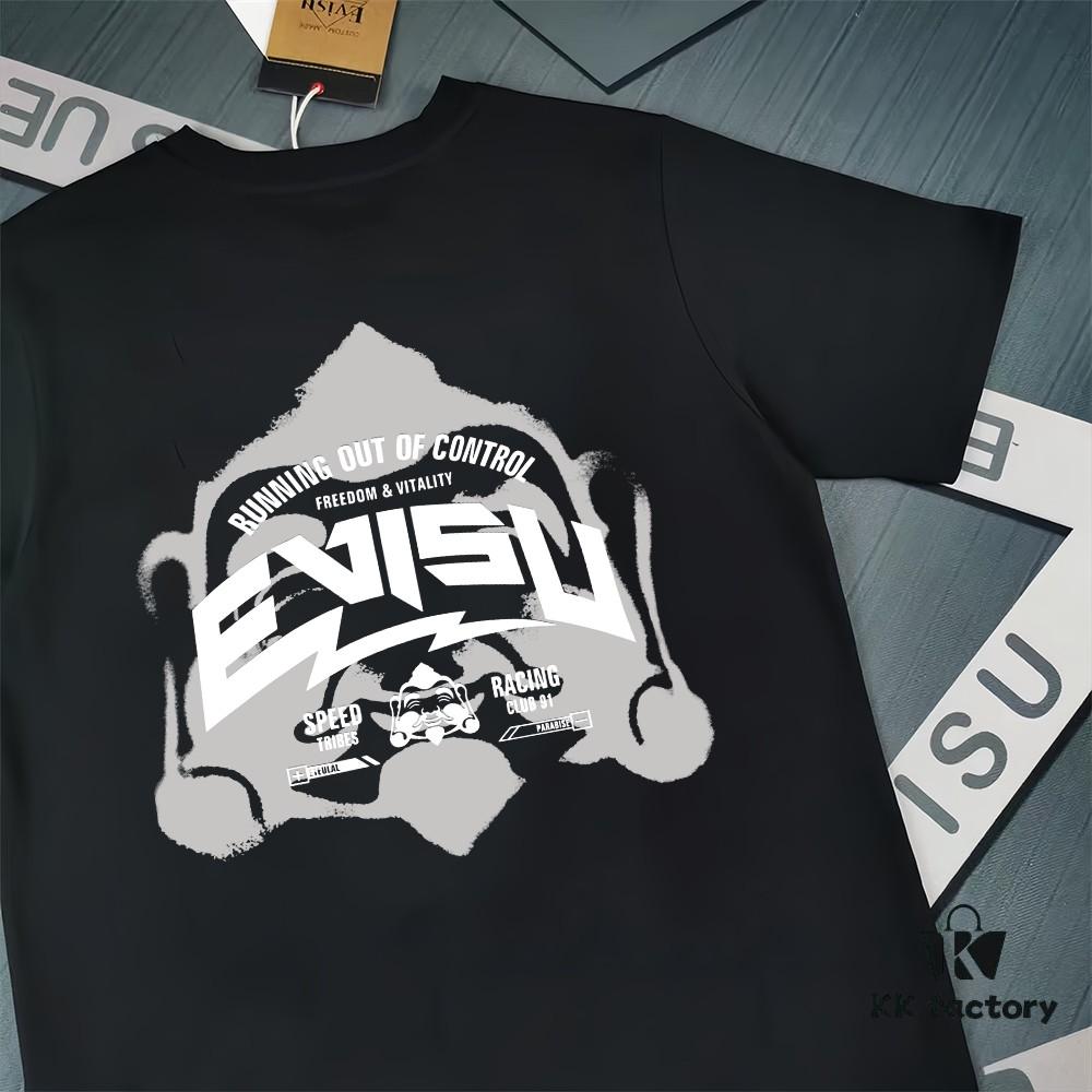 6931a5d7ccd8ab3d7af9a2f6 Evisu Fortune God 2025 New Print T-Shirt High Version Premium Quality 300g Double-Yarn Pure Cotton Fabric Unisex Loose Fit