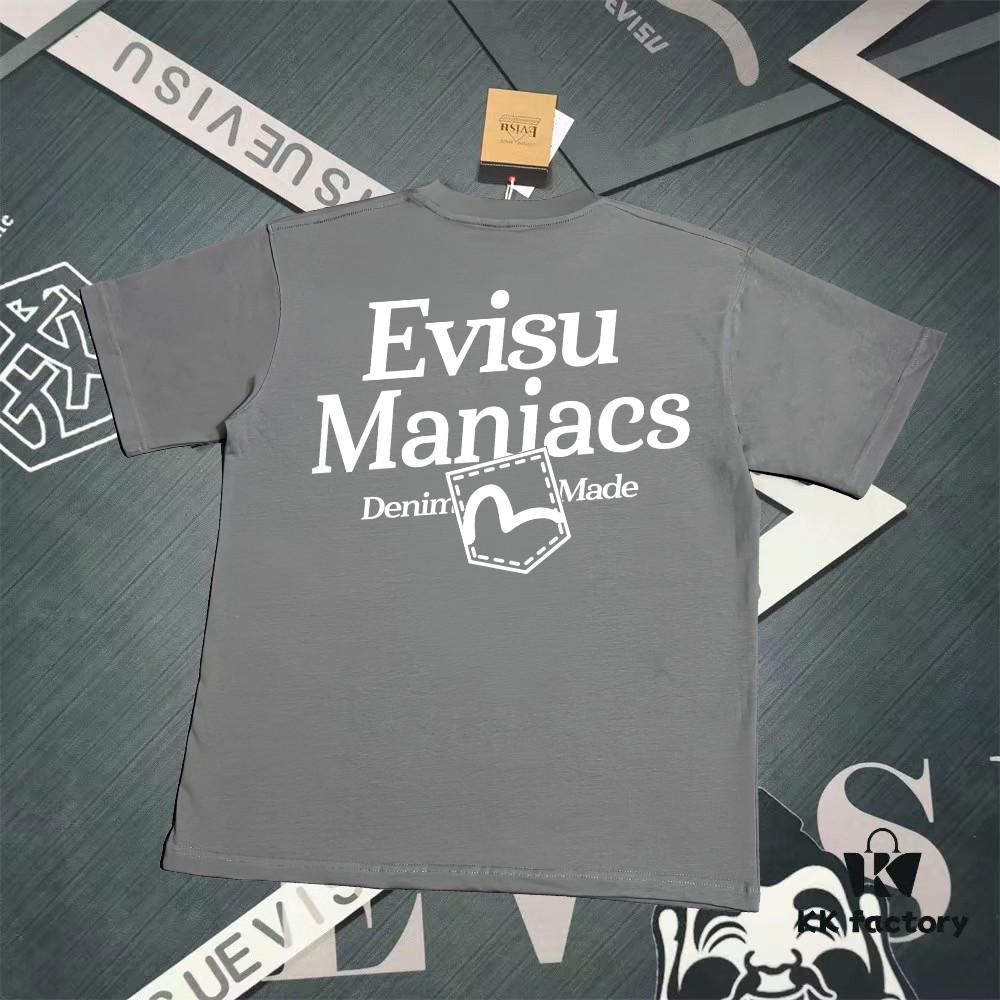 6931a5d7ccd8ab3d7af9a2f9 Evisu God of Fortune 2025 New Print T-Shirt High Version Premium Quality 300g Double-Yarn Pure Cotton Fabric Unisex Loose Fit
