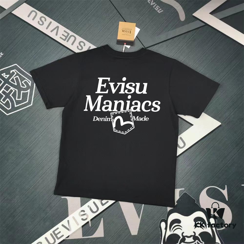6931a5d8ccd8ab3d7af9a2fe Evisu God of Fortune 2025 New Print T-Shirt High Version Premium Quality 300g Double-Yarn Pure Cotton Fabric Unisex Loose Fit