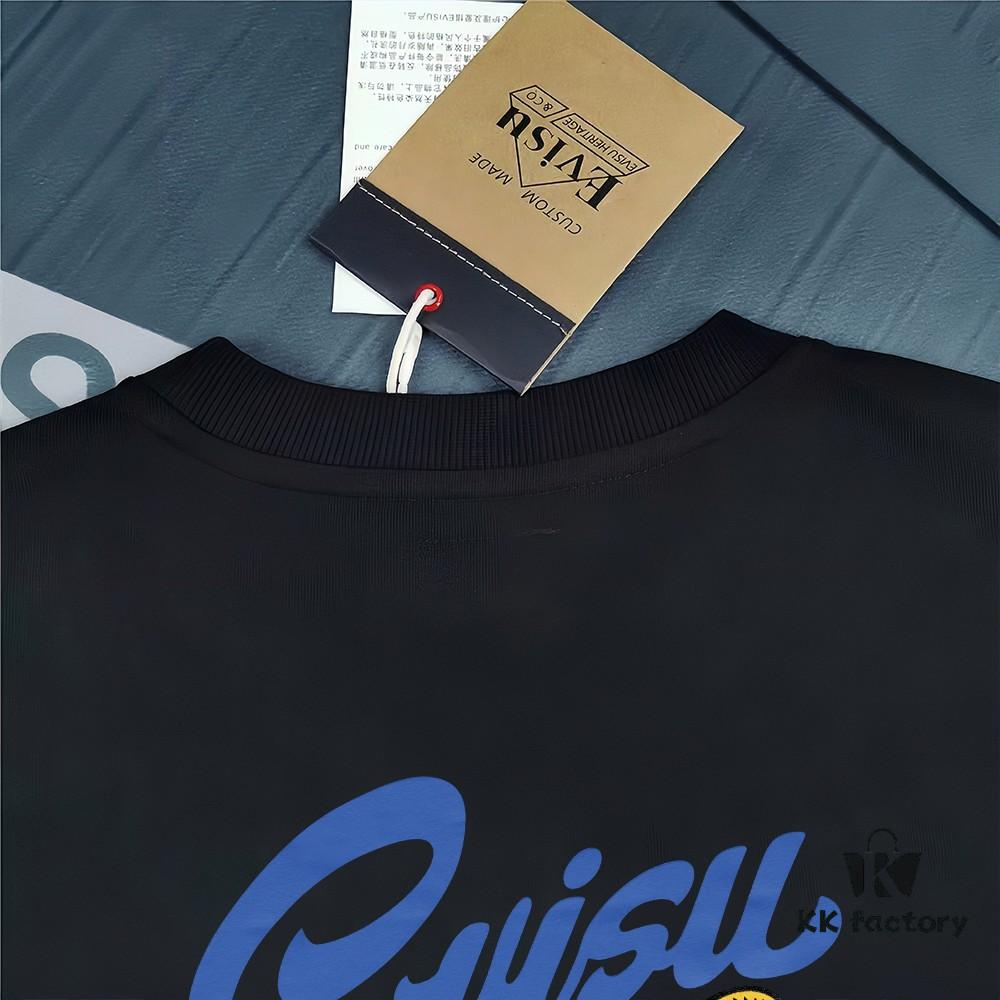 6931a5daccd8ab3d7af9a31c Evisu 2025 New Year God Printed T-Shirt High Version High Quality 300g Double-Yarn Pure Cotton Fabric Unisex Loose Fit