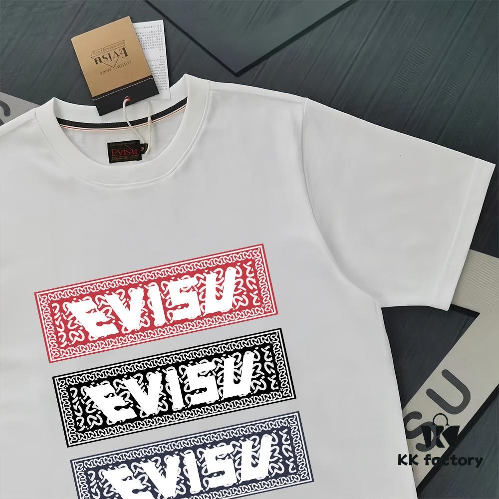 6931a5deccd8ab3d7af9a36c Evisu Lucky God 2025 New Print T-Shirt High Version High Quality Made of 300g Double-Yarn Cotton Fabric Unisex Loose Fit