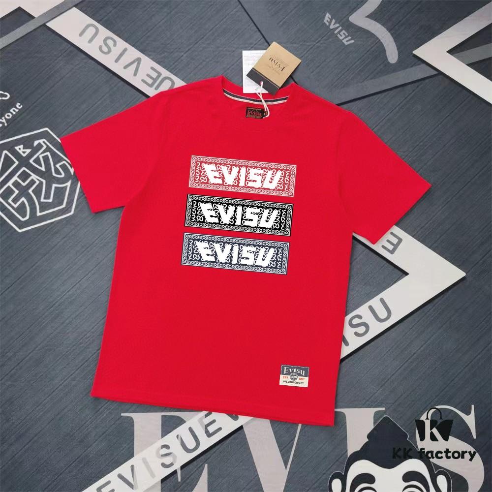 Evisu 2025 New Year God Print T-Shirt High Version   Premium Quality   300g Double-Yarn Pure Cotton Fabric Unisex Loose Fit