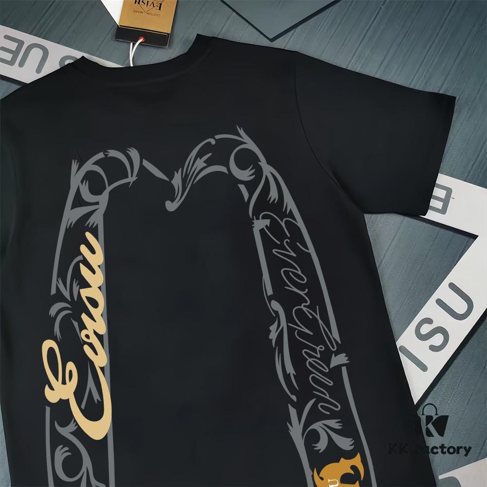 6931a5dfccd8ab3d7af9a37f Evisu 2025 New Year God Printed T-Shirt High-Quality Version Premium Quality 300g Double-Yarn Pure Cotton Fabric Unisex Loose Fit