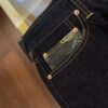 6931a5e2ccd8ab3d7af9a3ad EVISU 2024 Spring/Summer New Men's Straight Narrow Jeans with Embroidered Seagull and Patch Pockets