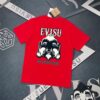 6931a5e2ccd8ab3d7af9a3b7 Evisu 2025 New Year God Printed T-Shirt High Version Premium Quality 300g Double-Yarn Pure Cotton Fabric Unisex Loose Fit