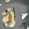 6931a5e4ccd8ab3d7af9a3cc Evisu 2025 New Year God Print T-Shirt High Version High Quality Made of 300g Double-Yarn Cotton Fabric Unisex Loose Fit