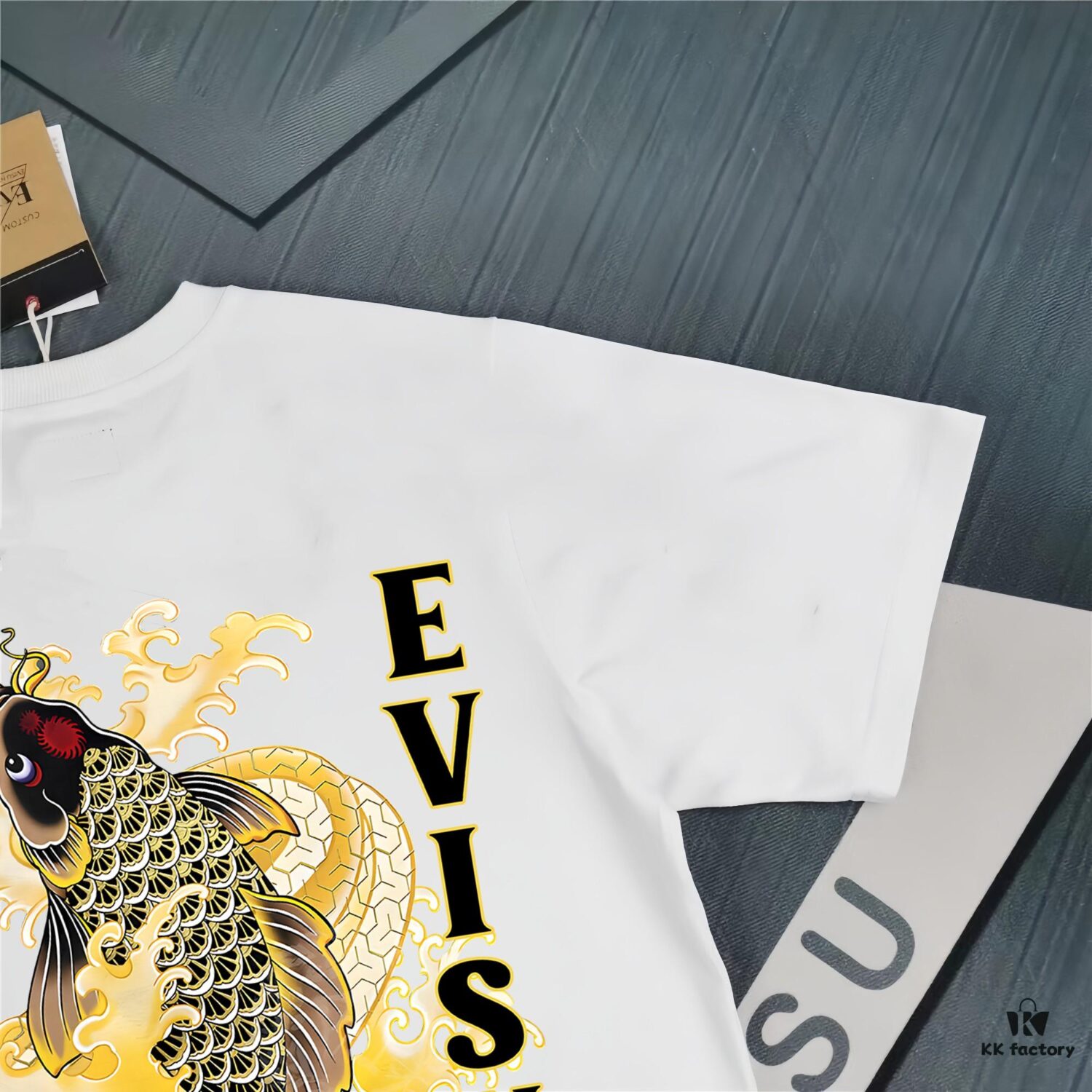 6931a5e4ccd8ab3d7af9a3db Evisu 2025 New Year God Printed T-Shirt High Version High Quality Made of 300g Double-Yarn Cotton Fabric Unisex Loose Fit