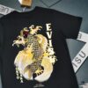 6931a5e5ccd8ab3d7af9a3e1 Evisu 2025 New Year God Printed T-Shirt High Version Premium Quality 300g Double-Yarn Pure Cotton Fabric Unisex Loose Fit