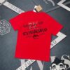 6931a5e5ccd8ab3d7af9a3e8 Evisu 2025 New Year God Print T-Shirt High-Quality Version Pure Cotton Double-Yarn 300g Unisex Loose Fit