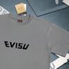 6931a5e6ccd8ab3d7af9a3fc Evisu 2025 New Year God Printed T-Shirt High Version Premium Quality 300g Double-Yarn Pure Cotton Fabric Unisex Loose Fit