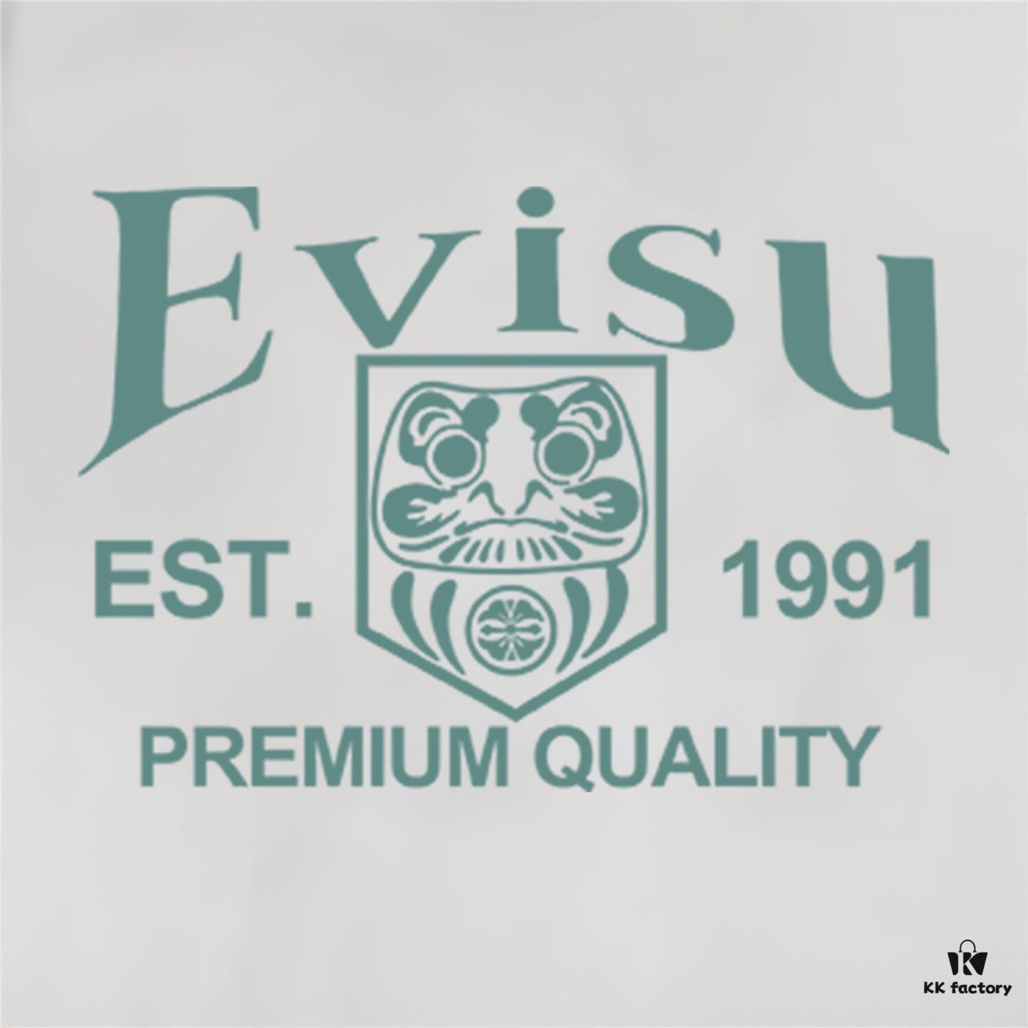 6931a5e8ccd8ab3d7af9a420 Evisu 2025 New Year God Printed T-Shirt High-Quality Version Pure Cotton Double-Yarn 300g Fabric Unisex Loose Fit