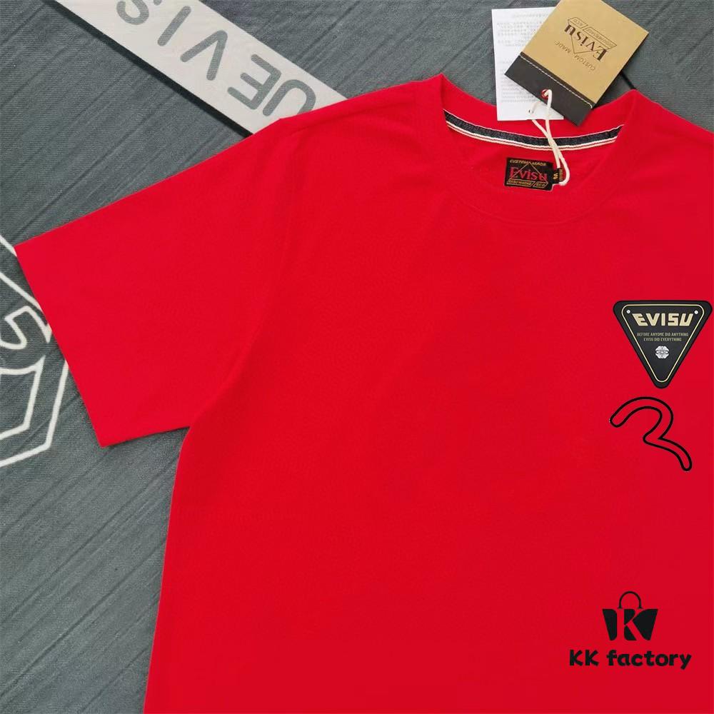 6931a5e9ccd8ab3d7af9a42f Evisu God of Fortune 2025 New Print T-Shirt High Version Premium Quality 300g Double-Yarn Pure Cotton Fabric Unisex Loose Fit