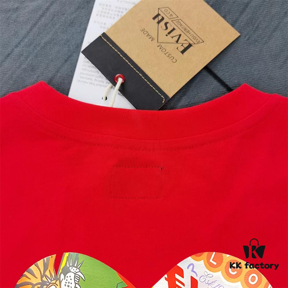 6931a5ebccd8ab3d7af9a446 Evisu Fortune God 2025 New Print T-Shirt High Version Premium Quality 300g Double-Yarn Pure Cotton Fabric Unisex Loose Fit