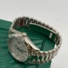 6931a5edccd8ab3d7af9a474 Rolex Datejust Series Model m228239-0055 Automatic Mechanical Watch with Date and Day Display, Platinum Case, Diamond Markers, Meteorite Dial, 41mm