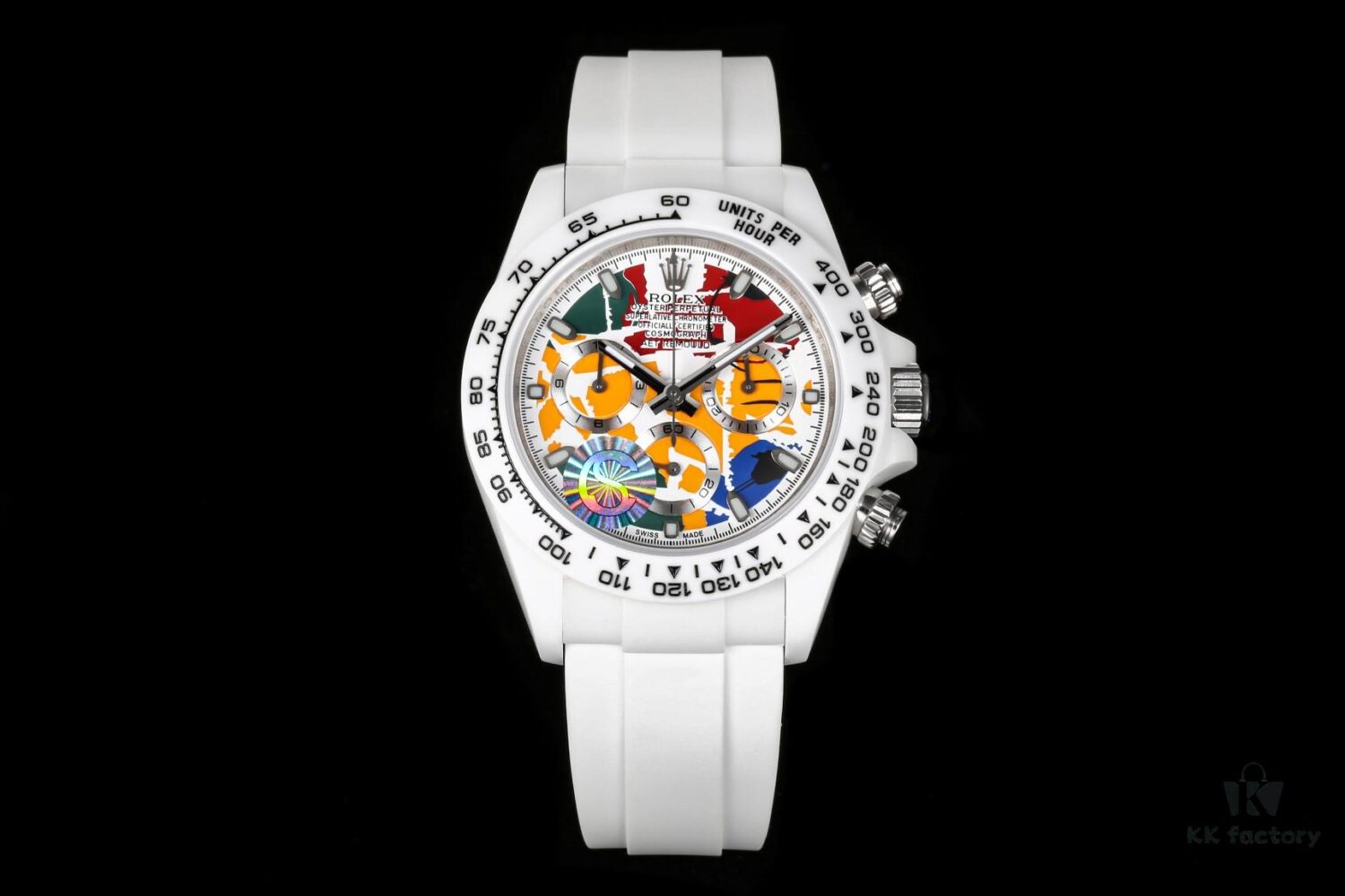 6931a5eeccd8ab3d7af9a476 CS Factory Ceramic Daytona Rolex Picasso Series - Precision Craftsmanship with German AET REMOULD Upgrade