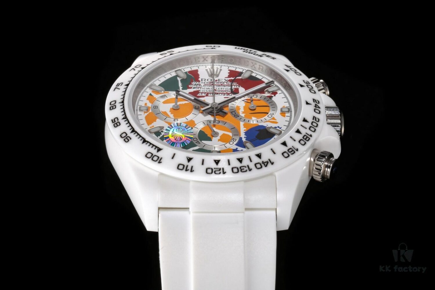6931a5eeccd8ab3d7af9a479 CS Factory Ceramic Daytona Rolex Picasso Series - Precision Craftsmanship with German AET REMOULD Upgrade
