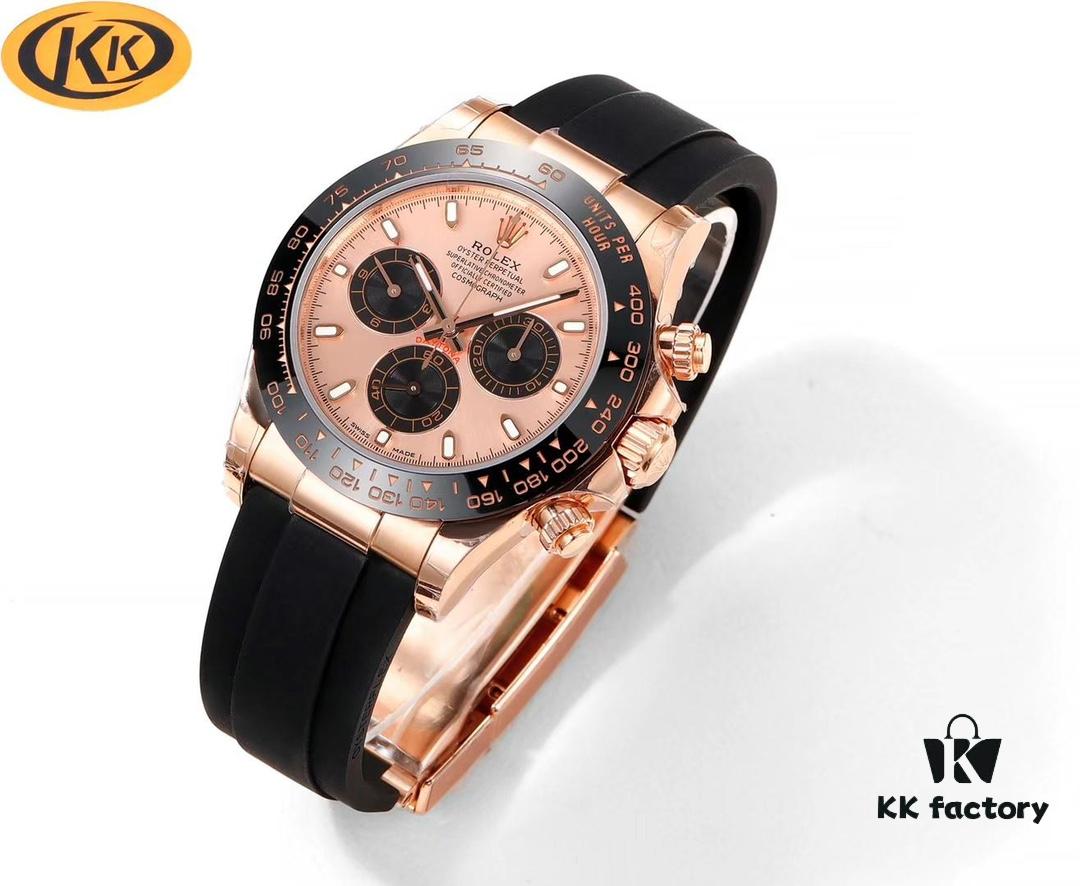 KK Precious Heavy Metal Genuine 18K Gold-Plated Daytona Series Watch – 156g Full Weight, 1:1 Replica with Top-Quality Craftsmanship