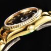 6931a5f3ccd8ab3d7af9a4de ROLEX Day-Date (118238) Series, 36mm Case, Tanga Black Rock Crystal Dial, Ice Diamond Hour Markers, Super 904 Steel, Sapphire Crystal, Caliber 3255 Movement