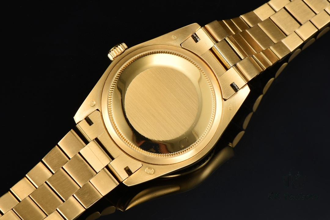 6931a5f4ccd8ab3d7af9a4e1 ROLEX Day-Date (118238) Series, 36mm Case, Tanga Black Rock Crystal Dial, Ice Diamond Hour Markers, Super 904 Steel, Sapphire Crystal, Caliber 3255 Movement