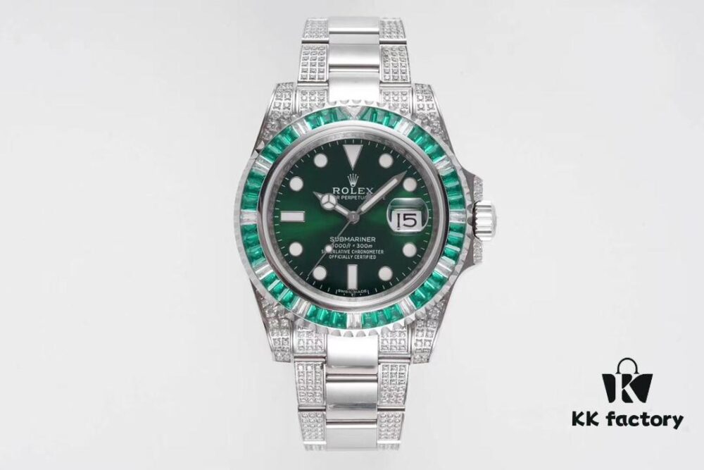 6931a5f4ccd8ab3d7af9a4ea ROF Luxury Masterpiece, Rolex SUB Submariner Custom Bezel with Diamond Setting