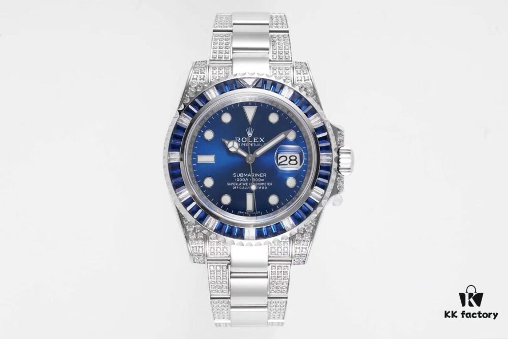 6931a5f5ccd8ab3d7af9a4f3 Rolex SUB Submariner Custom Bezel with Diamond Setting