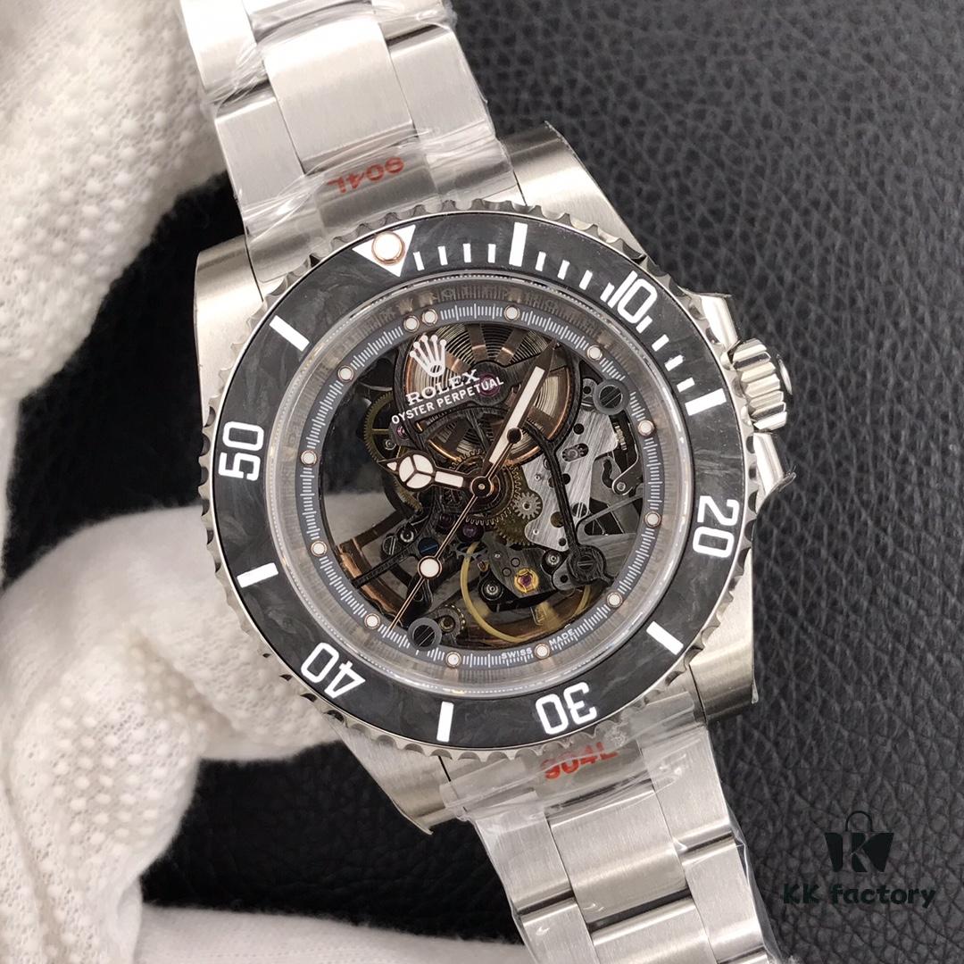 6931a5f5ccd8ab3d7af9a4fd WWF New Arrival, High Quality and Great Value, Fully Skeletonized Submariner, the RM027 of Rolex, Based on the Rolex 116610