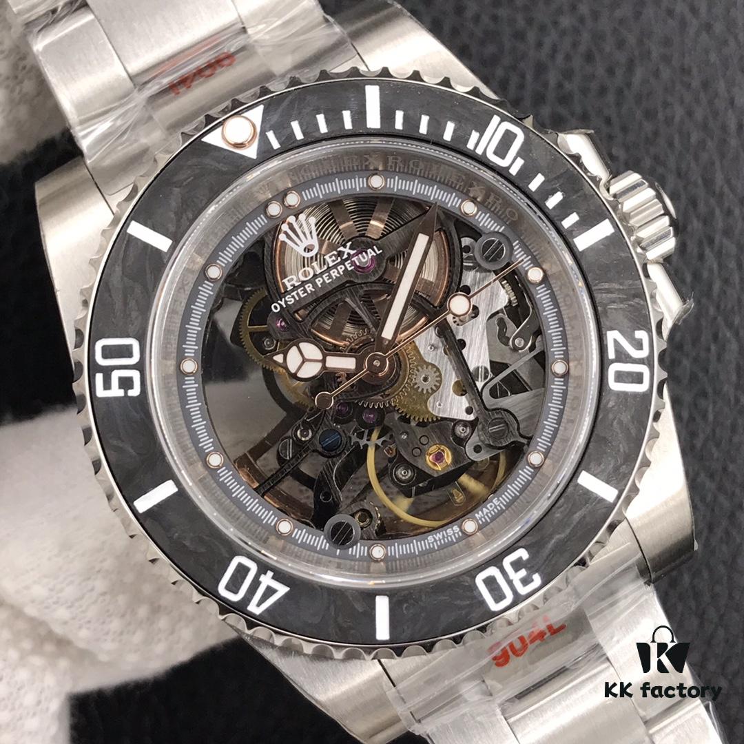 6931a5f5ccd8ab3d7af9a4ff WWF New Arrival, High Quality and Great Value, Fully Skeletonized Submariner, the RM027 of Rolex, Based on the Rolex 116610