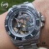 6931a5f6ccd8ab3d7af9a511 VR Factory Masterpiece! Radically Modified Rolex Submariner – The Legendary 'Sky Warrior' with Full Skeleton Design, Carbon Fiber Bezel, and Custom 3130 Movement Architecture